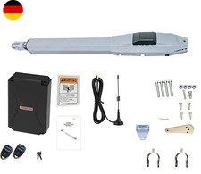 Opérateur de Porte Moteur Ouvre-Portail Set pour Unique Porte À 2m Et 250 KG,