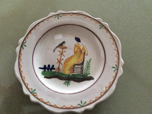Ancienne assiette quimper - assiette,