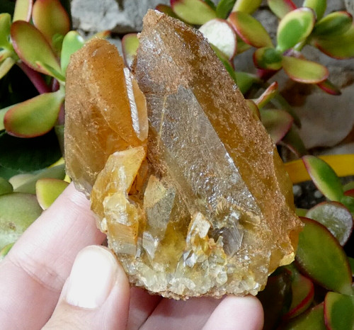Gros cristal baryte miel riom - baryte,