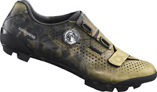Chaussures Vélo Cyclisme Gravel Femme Shimano RX8 W SH-RX800 Boa Or Noir SPD