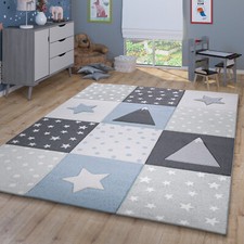 Tapis Chambre Enfant Tapis Enfant Pois Étoiles Montagnes Tapis Poil Ras Pastel