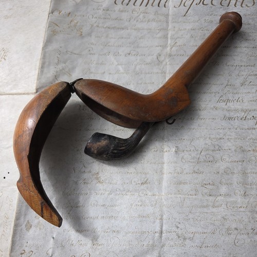 Ancien étui pipe - Étui, bois