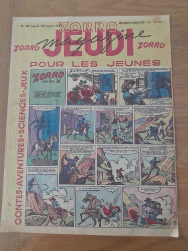 Rare zorro magazine pour - rare,