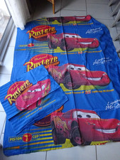 Parure de lit 1 personne Cars housse de couette 90X 190 cm en très bon état