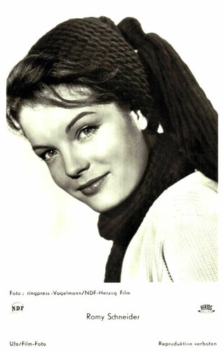 Romy schneider carte postale - romy, *