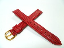 15 mm ROUGE BRACELET DE MONTRE