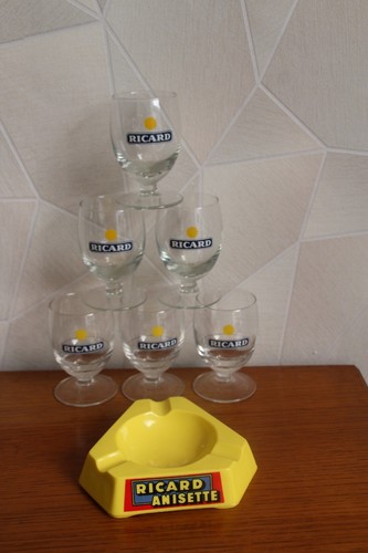 Lot ricard 6 verres - lot,