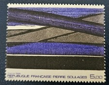 Timbre Stamp YT 2448 Tableau Pierre SOULAGES -  1986 - Neuf ** -MNH 
