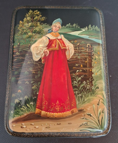 Boite russe laquée - russe, 11