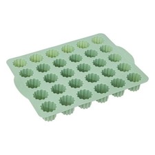 Moule 30 Cannelés Silicone "Silipro" 28cm Vert