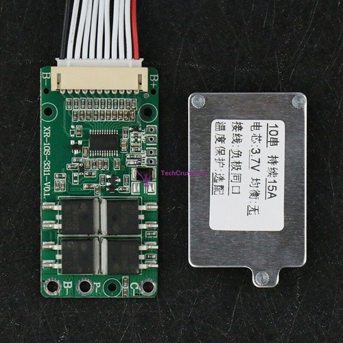 Bms 15a 36v 10s ion - 10s, li-ion