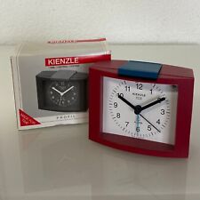 Réveil KIENZLE PROFIL vintage rouge design, fabrication allemande 37/4002