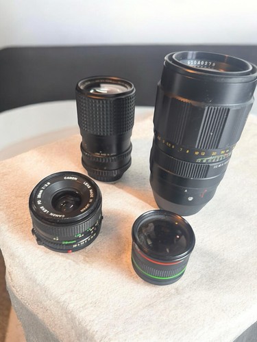Lot objectifs vintage canon - vintage,