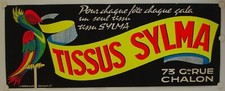 Affiche tissus sylma années - sylma,