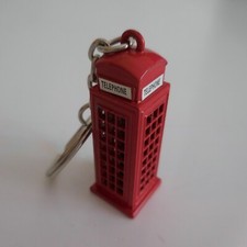 Porte clef cabine téléphone vintage Angleterre GLORIOUS BRITAIN KEYRING N5682 