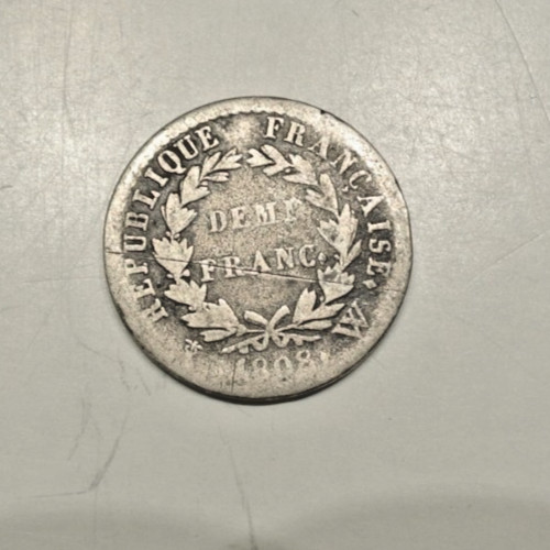 Napoleon demi franc - 1,