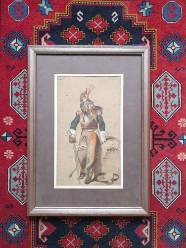 Aquarelle soldat france - aquarelle,