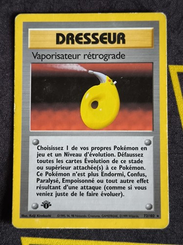 Carte pokemon vaporisateur - carte,