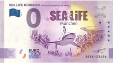 Billet Souvenir 2023 Allemagne Sea Life Munchen