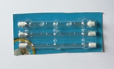 Lot de 3 ampoules halogènes crayon 118mm, culot R7s, 300W