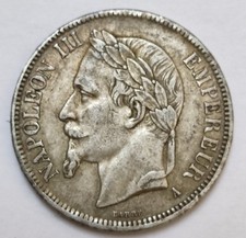 France 5 Francs 1867A En