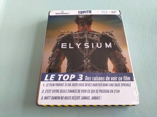 Elysium blu ray métalpak - elysium,