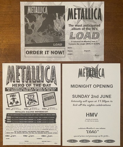 Metallica load 1996 australie - load,