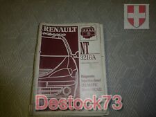 MANUEL D'ATELIER RENAULT MEGANE 1 NT3216A Diagnostic Injection Diesel LUCAS EPIC