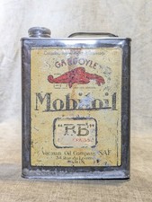 Ancien bidon d'huile MOBILOIL