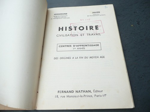 Ancien livre école histoire - ancien,