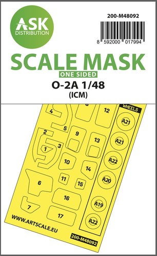One sided mask - o-2a, one-sided