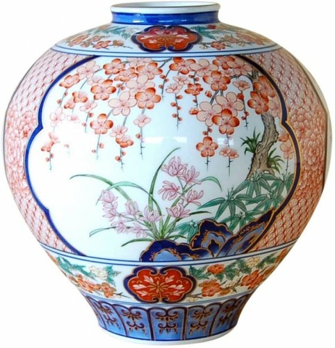 Vase porcelaine arita yaki - en,