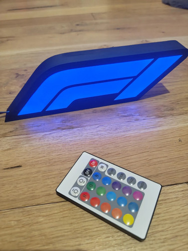 Led lamp rgb printed - led,