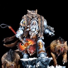 COMMISSION Warhammer 40k pro painted Logan Grimnar Space Wolves