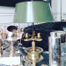 Rare Lampe Bouillotte  en