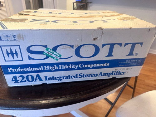 Scott 420a integrated stereo - scott,