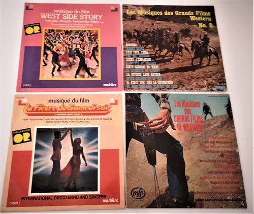 Musique film lot 4 disques - de,