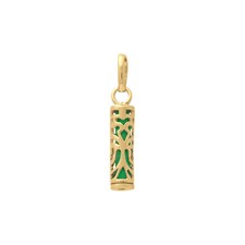 PENDENTIF petit modèle Homme/femme TIKI FORCE  plaqué or 750/000