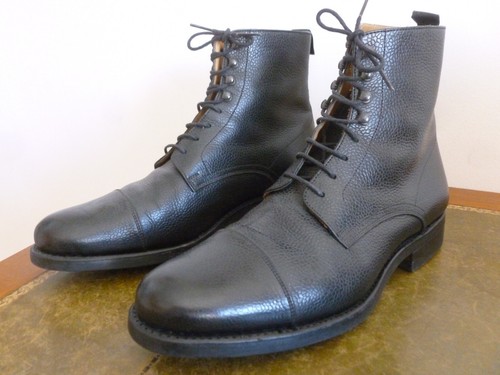 Paire chaussure montante cuir - montante,