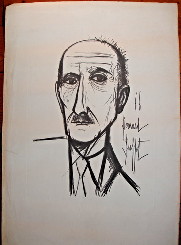 Lithographie bernard buffet - bernard,