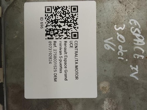 8973192824 boîtier moteur uce