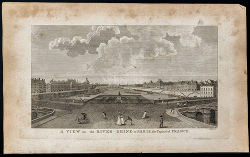 1800 vue paris depuis la - de,