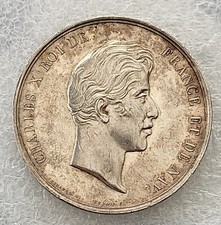 MEDAILLE CHARLES X CHAMBRE DES DEPUTES SESSION de 1827 en argent