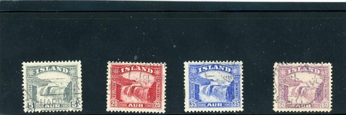 Iceland 1931 scott 170 - 1931, 170-73