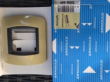 Plaque METAL JAUNE PAILLE