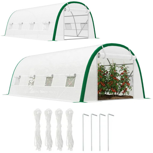 Serre jardin tunnel 18m - tunnel, 18m²