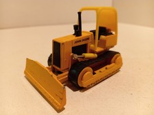ERTL US Mini Tracto Pelle Bulldozer John Deere jaune 1/43 BE