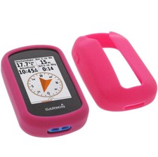Étui F.Garmin eTrex Touch 35 Protection Sac GPS Caoutchouc Case Silicone Rose