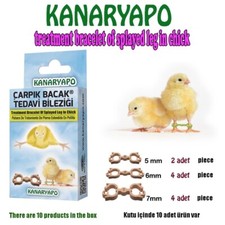 Bague Orthèse De Pattes En Plastique Pigeons Ou Perruches 05mm/06mm/07mm