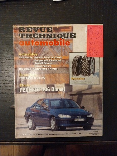 Revue technique peugeot - revue, 406